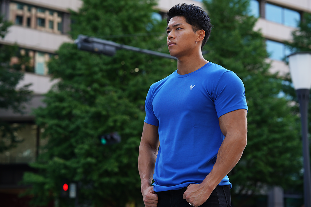 CLASSIC FIT STANDARD T SHIRT - BLUE