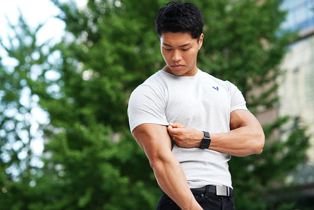 CLASSIC FIT STANDARD T SHIRT - GRAY