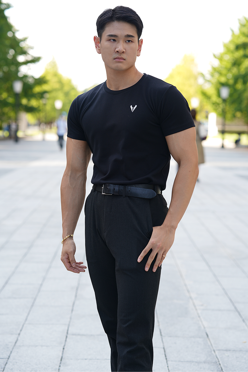 CLASSIC FIT STANDARD T SHIRT - BLACK